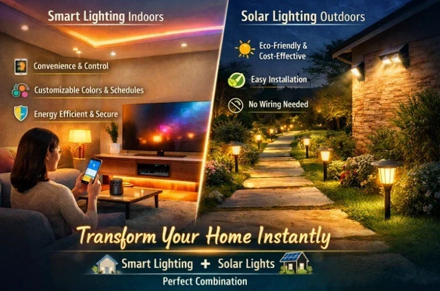 How Smart Lighting & Solar Lights Can Transform Your Home Instantly