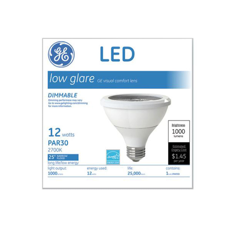 GE LED PAR30 Spotlight Dimmable, 3000K Warm White, Flood Beam, E27
