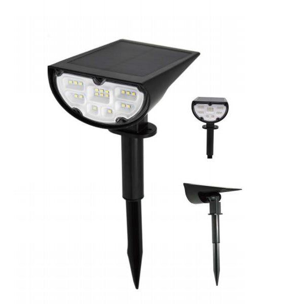 Vettam B67324 Solar Garden Light, 18 LEDs, Outdoor Landscape and Path Light