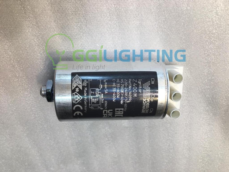 VS Z400 M Ignitor Metal Casing for HS 70-400W and HI Lamps