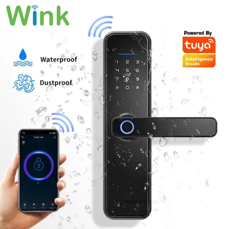 Wink Digital Keypad Lock, Keyless Code and App Entry Door Lock