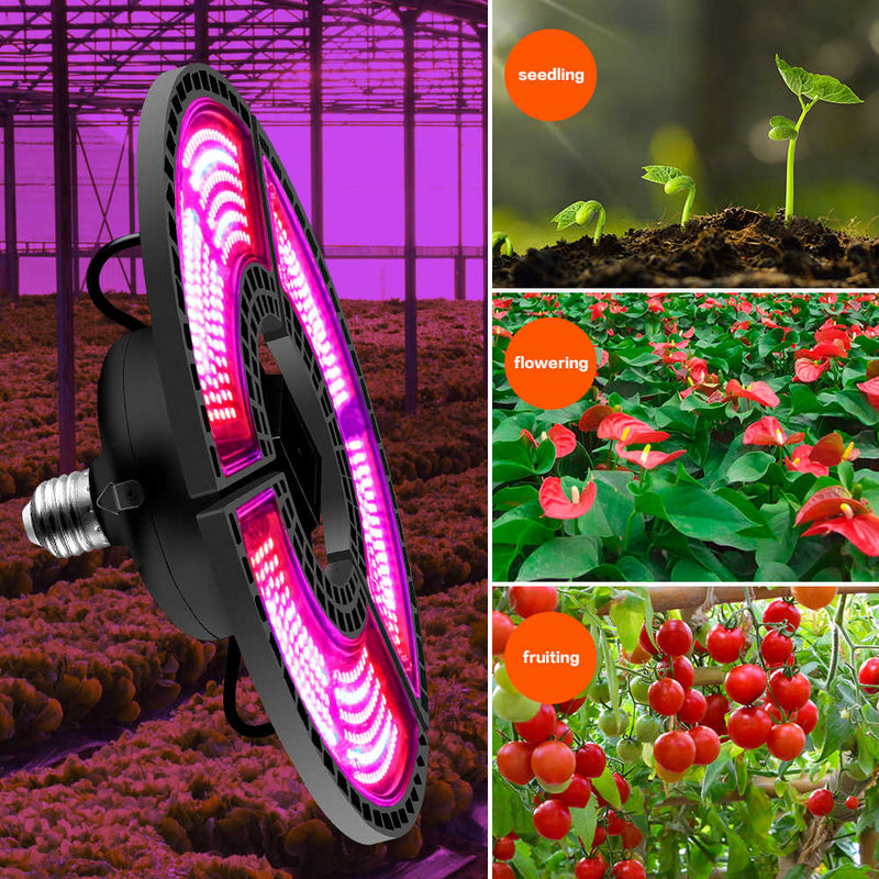 Glint Plant Grow Light Panel Full Spectrum E27