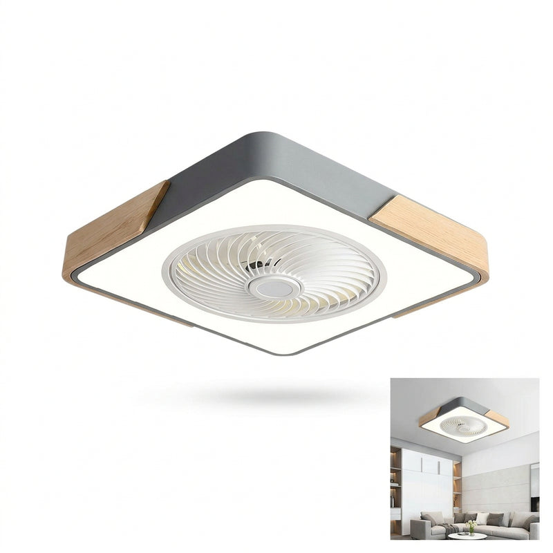 Wink Smart WiFi Fan Downlight, App-Controlled Ceiling Fan with Integrated LED Light