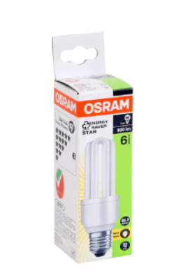 OSRAM Duluxstar CFL Stick 11W E27, 2700K Warm White, Energy Saver