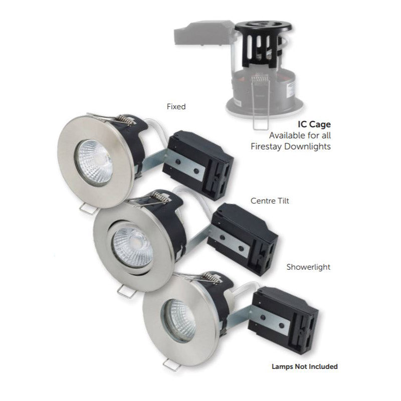 Fire Rated GU10 Downlight White