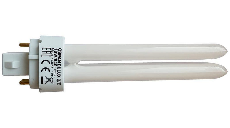 OSRAM DULUX D/E 18W 830 G24Q-2, Compact Fluorescent, 3000K Warm White, 4-Pin