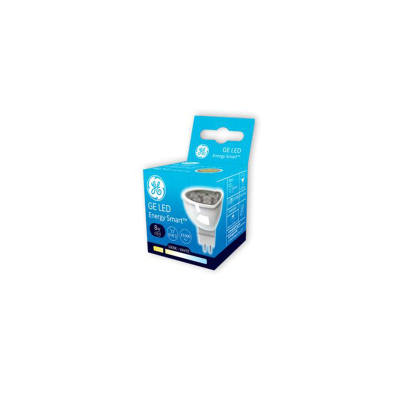 GE LED Energy Smart MR16 Spotlight 8W GU5.3 12V, 3000K warm white, 35 Degree, Dimmable
