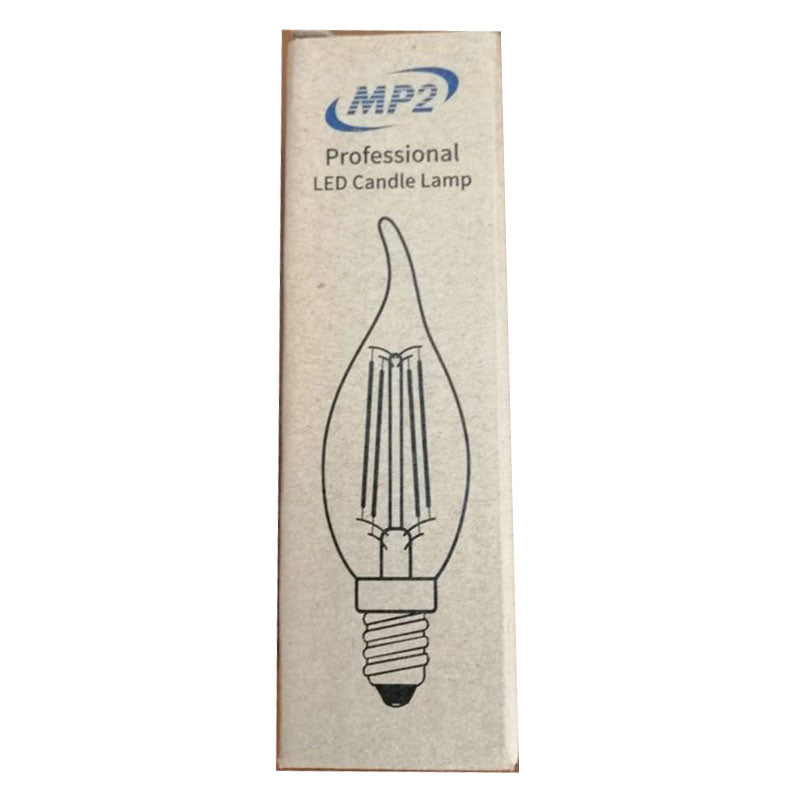 MP2 LED Candle Bulb 6W E14, 2700K warm white, Frosted