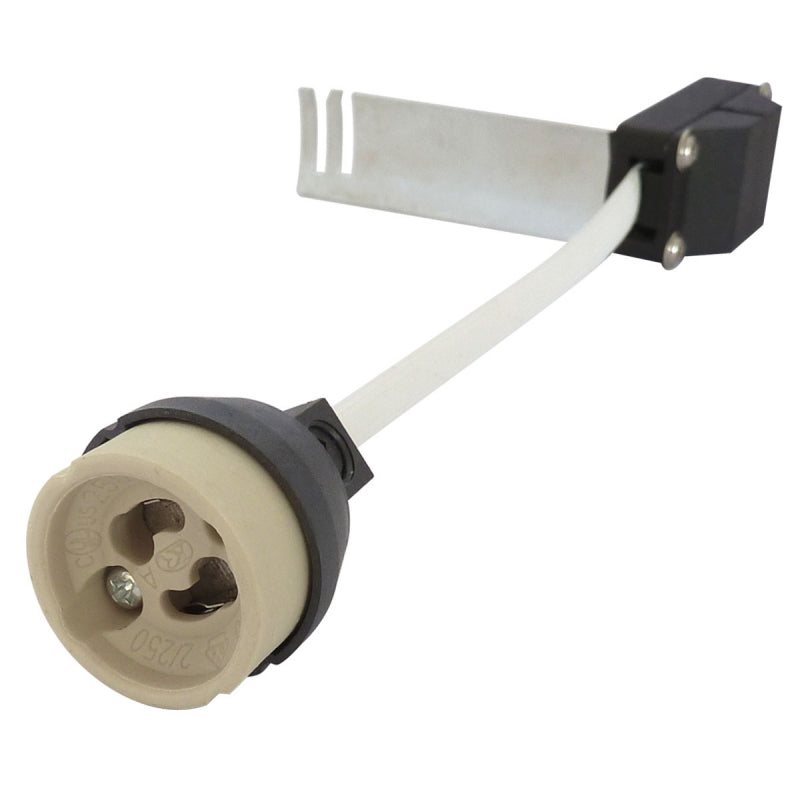VS GU10 Lamp Holder, Ceramic Socket for GU10 mains-voltage spotlight lamps