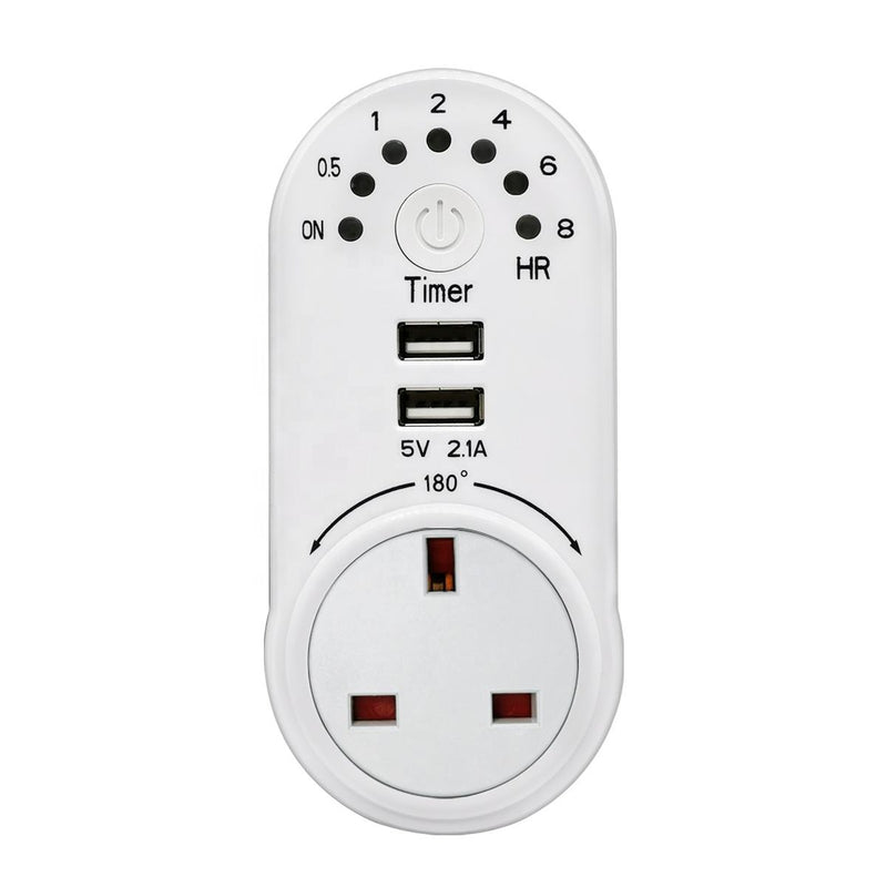 Wink Timer Socket Switch GEU74A-UK, Programmable Plug-In Countdown Timer