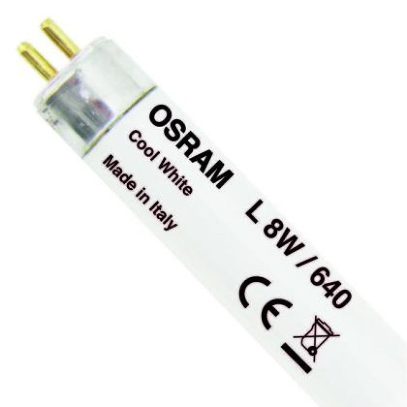 OSRAM LUMILUX T5 Fluorescent Tube 8W 1ft (300mm), G5, 4000K cool white
