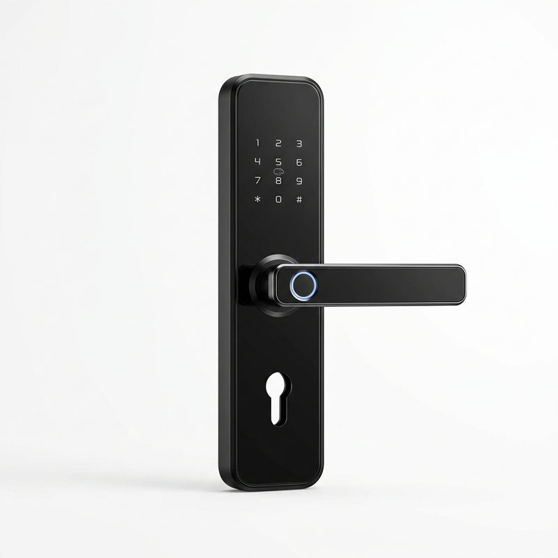 Wink Smart WiFi Wooden Door Lock, Fingerprint and App Smart Lock