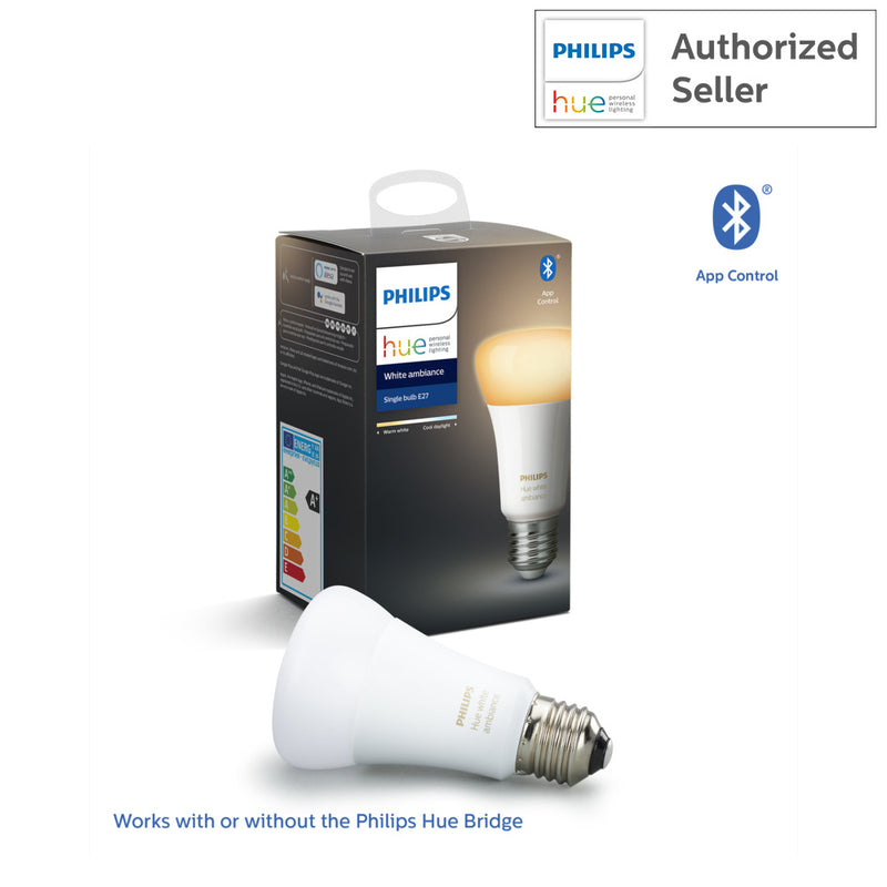 Philips Hue White Ambiance 8.5W A60 E27, Tunable White Smart Bulb