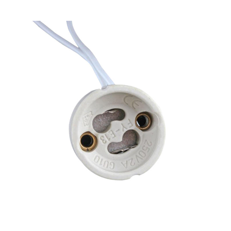 VS GU10 Lamp Holder, Ceramic Socket for GU10 mains-voltage spotlight lamps