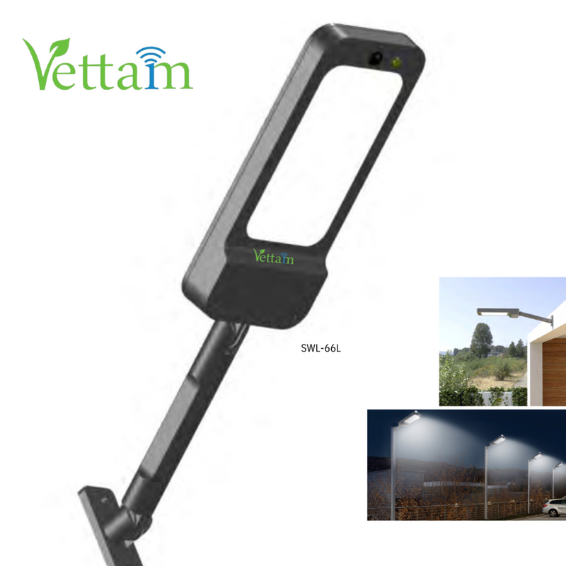 Vettam Solar LED SWL 66L Wall/Street Light