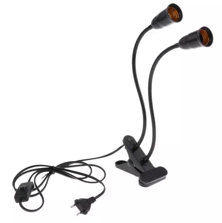 GgLED Plug to E27 Socket Adapter, Single Head, Portable Lamp Holder