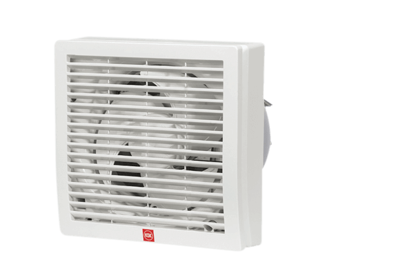 KDK 8 inch Round Wall Exhaust Fan 224 CFM with Electric Shutter 20RGD