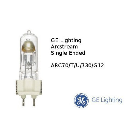 GE ARC70/T 70W G12 742, Ceramic Metal Halide, 4200K, CRI70