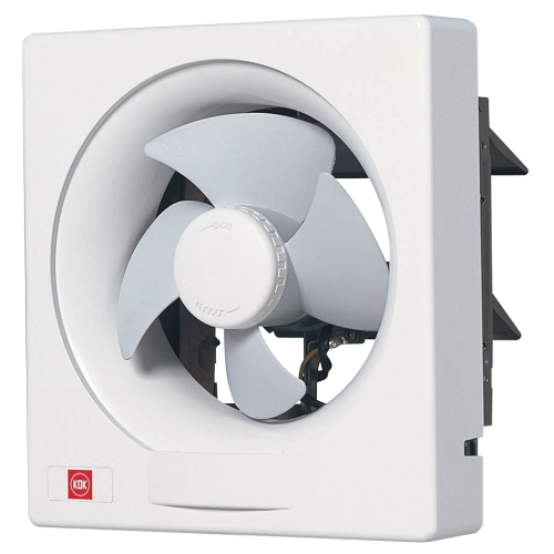 KDK 8 inch Square Wall Exhaust Fan 341 CFM PVC 20AUHT