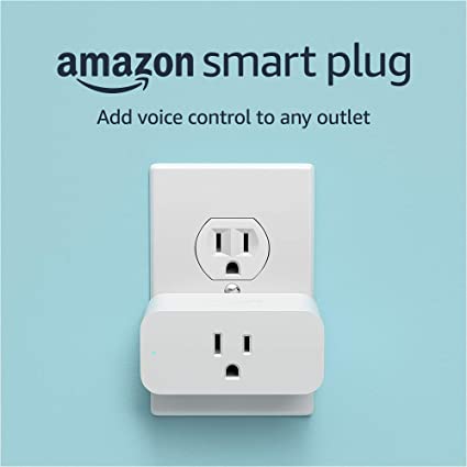 Amazon Smart Plug, Works with Alexa, WiFi Voice-Controlled Socket