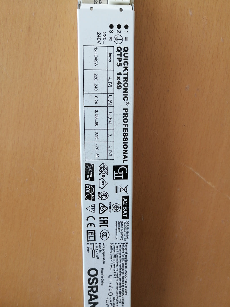 Osram QUICKTRONIC Professional QTP5 1x49W Electronic Ballast