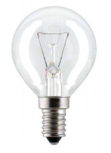 GE Oven Lamp 40W E14 240V, Heat-Resistant to 300C, Clear, SES