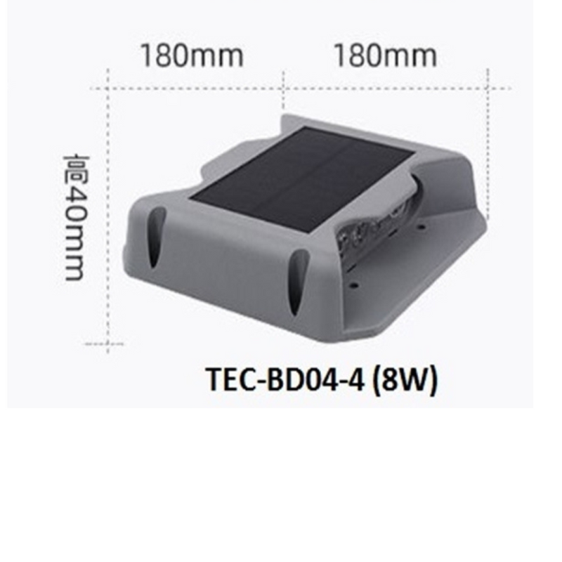 Vettam 8W Solar Ground Stairs Step Square Light