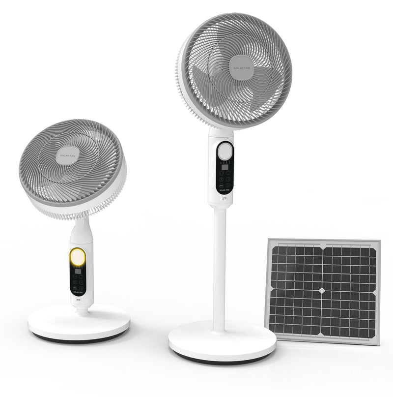 Vettam Air Solar Fan, High-Performance Adjustable Portable Fan, Solar-Powered Cooling