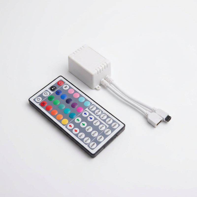Wink RGB LED Controller with 44-Key Remote, Colour Controller for LED Strips