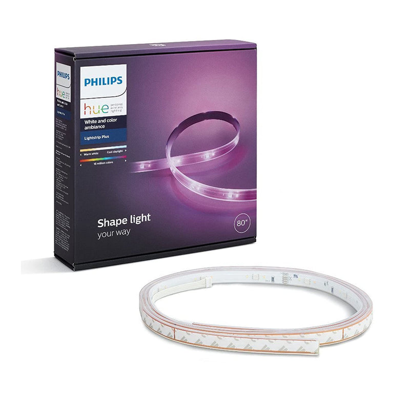 Philips Hue Lightstrip Plus 2M, White and Colour Ambiance, Extendable Smart LED Strip