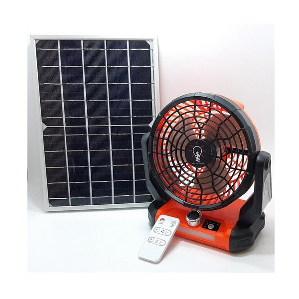 Vettam Solar Fan, Portable Solar-Powered Cooling Fan for Outdoors