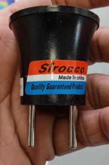 Sirocco 2-Pin Plug E27 Lamp Holder, Portable Plug-In Bulb Socket