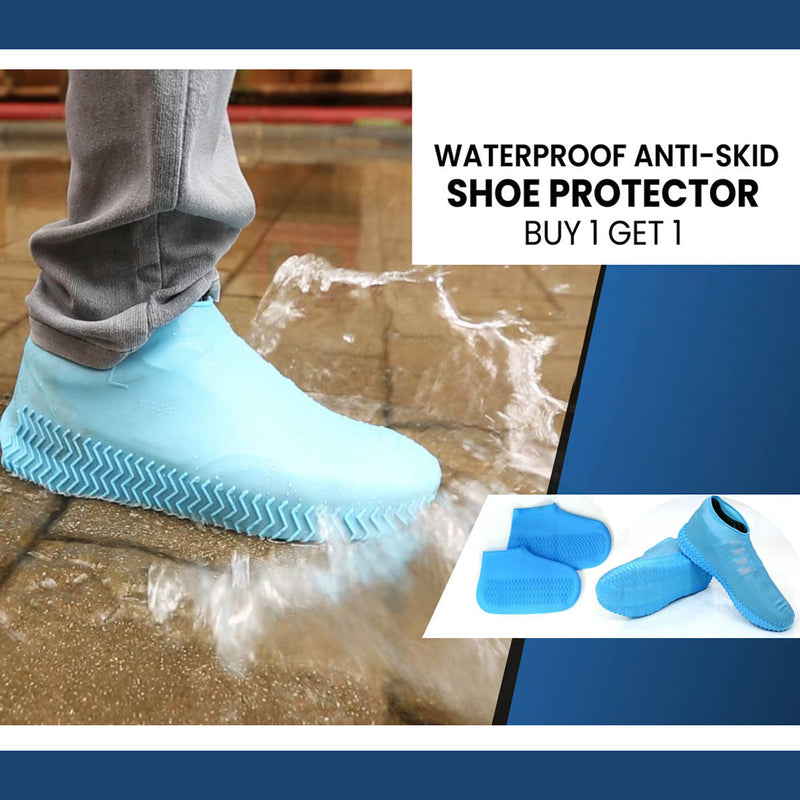 Chink Rainy Season Anti-Slip Shoe Covers, Waterproof Reusable Overshoes