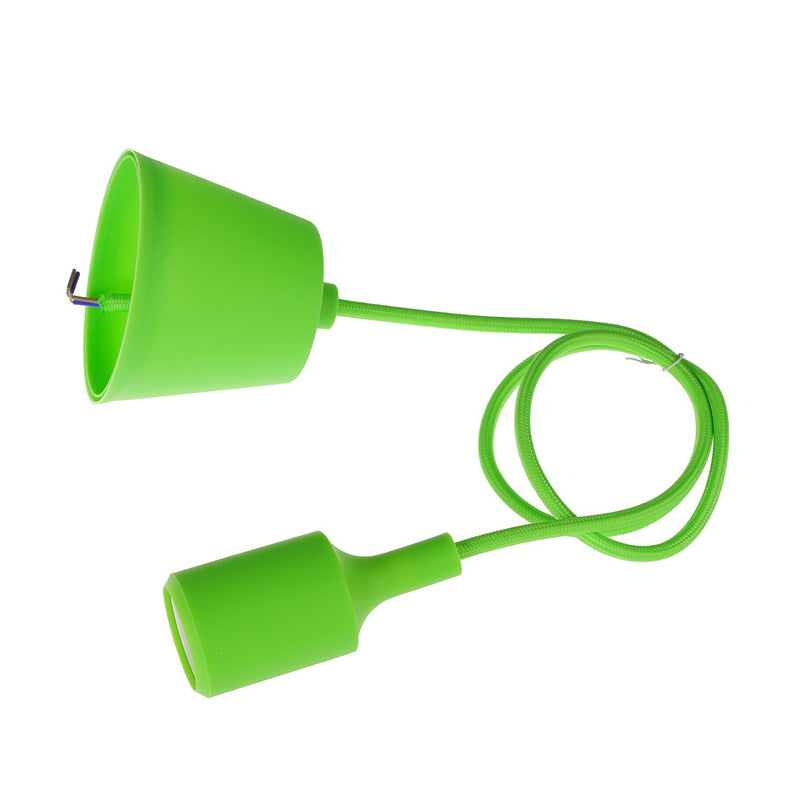 E27 Silicone Lamp Holder Socket, Screw Bulb Socket