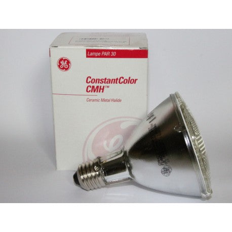 GE CMH20 PAR30 20W E27 830, Ceramic Metal Halide Reflector, 3000K warm white, 25 degree flood