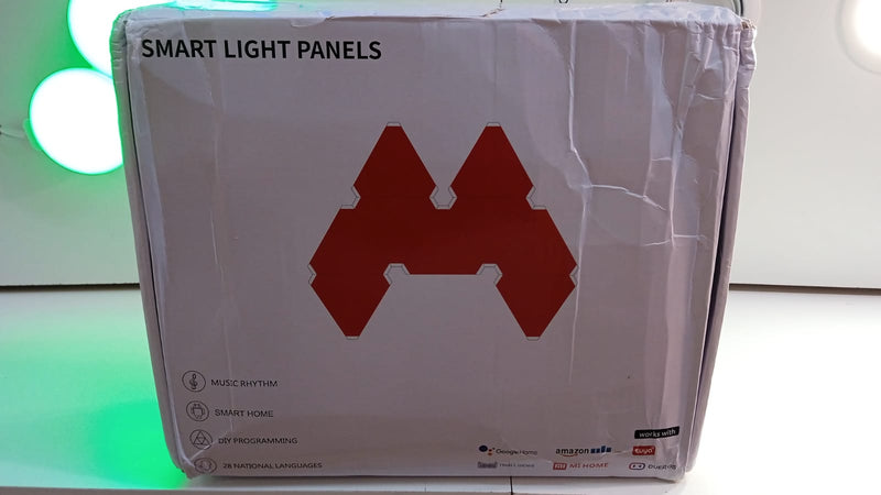 Wink GLT-252 WiFi Triangle LED Panel Light, App-Controlled Modular RGB Panels