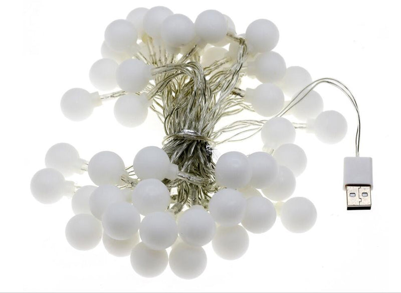 Wink USB Mini Globe String Light 9M, 2.5W 5V, Warm White 2700K, Decorative Fairy Lights