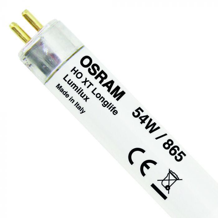 OSRAM LUMILUX T5 Fluorescent Tube 54W 5ft (1449mm), G5, 6500K daylight