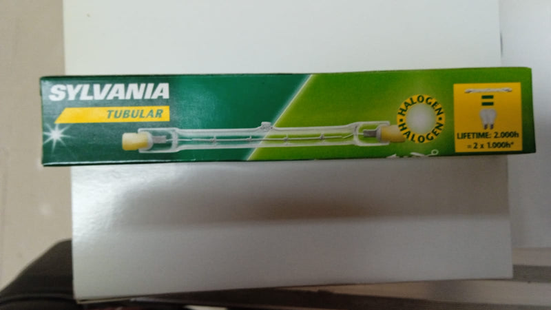 Sylvania Tubular Halogen Lamp 500W R7S 120V, Linear, for Floodlights