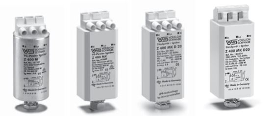 VS Z400MK Ignitor for HID Lamps, Plastic Casing with Push-In Terminals
