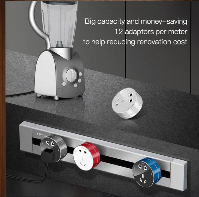 8000W Track Power Capacity Adapter for Multiple Appliances