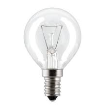 GE Oven Lamp 40W E14 240V, Heat-Resistant to 300C, Clear, SES