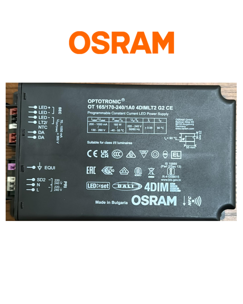 Osram OPTOTRONIC OT 165W 170-240V Dimmable LED Driver
