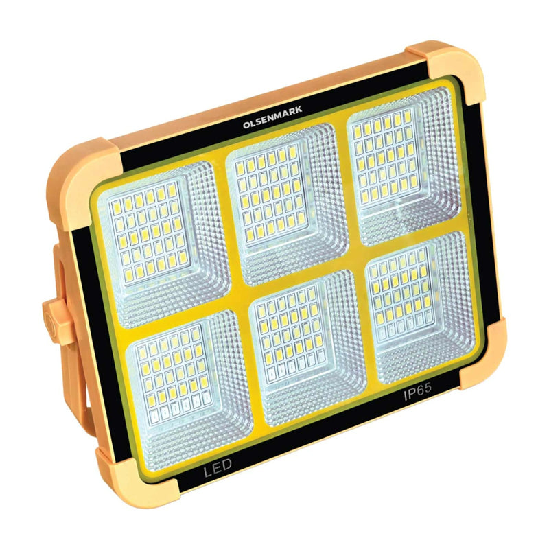 Vettam Rechargeable LED Flood Light, 90 lm/W, 360-Degree Rotating, Portable Work Flood