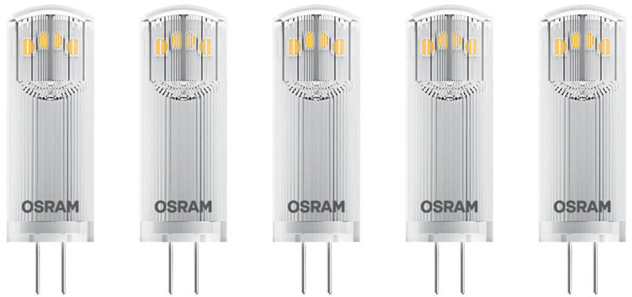 OSRAM LED G4 Capsule 2.6W 827, 2700K Warm White, 12V, Frosted