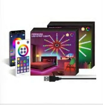 Wink WiFi RGBIC Firework LED Strip 6.5M, App-Controlled Multi-Colour Effect Strip