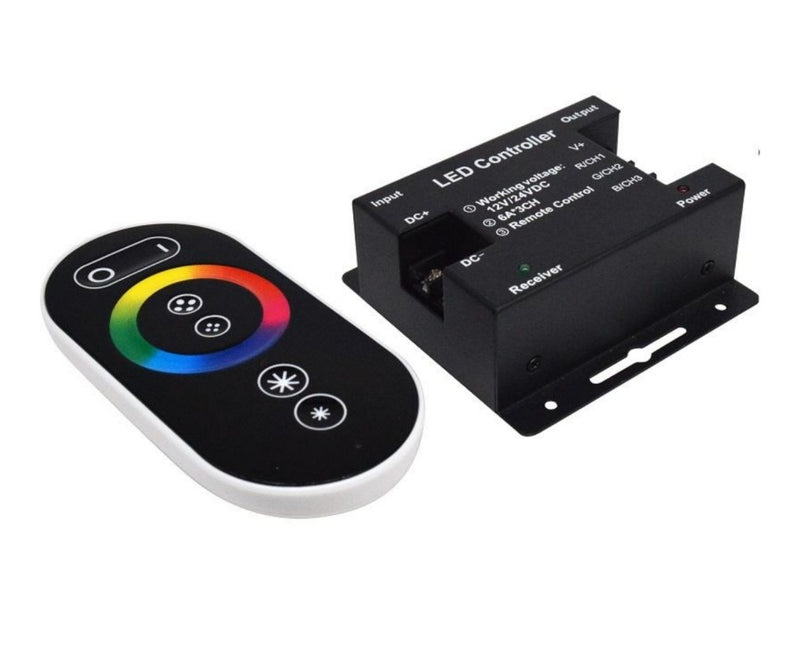 Wink RGB Touch Controller 12V/24V DC, 6A x 3CH, with Remote Control
