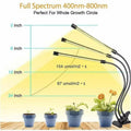 Glint LED Grow Light 3 Head Full Spectrum with Timer