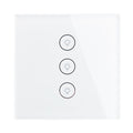 Wink Neutral WiFi Dimmer Switch 3 Gang 500W, White, App and Voice Control
