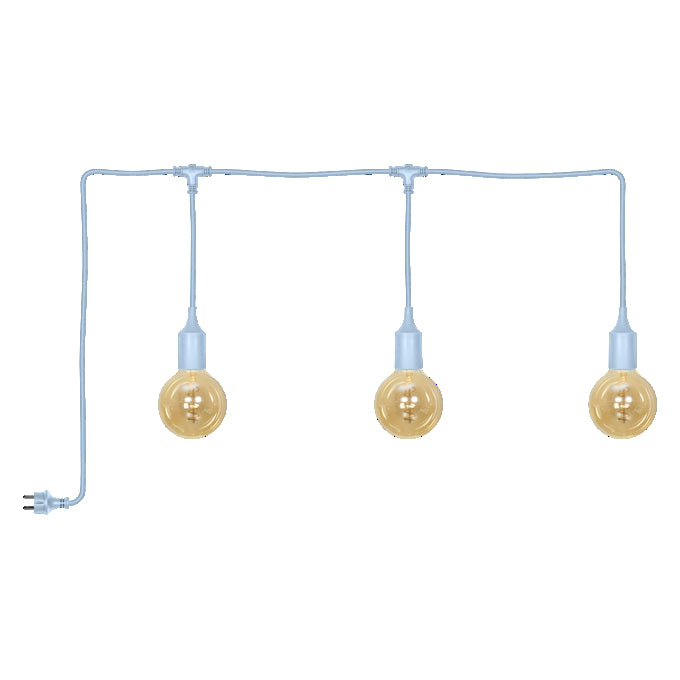 LEDVANCE ENDURA Decor Portable Pendant 7m 3 x 4W E27, Blue, Outdoor Hanging Light